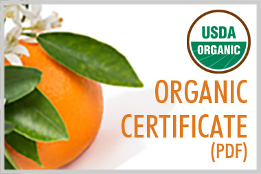 Organic Certificate PDF